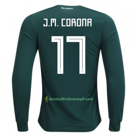 Fußballtrikots Mexiko J.M.Corona 17 WM 2018 Langarm Heimtrikotsatz kaufen